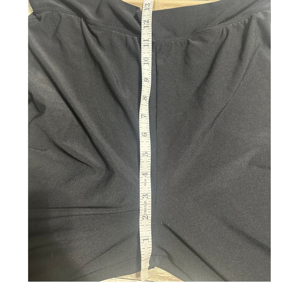 Spanx Wide Leg Cropped Pull On Pants Women's Plus Size 1X Black Flowy Stretch - Picture 6 of 6